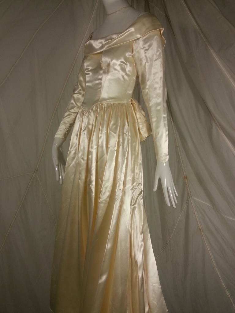1949 wedding dress