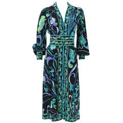 Emilio Pucci Printed Silk Dress