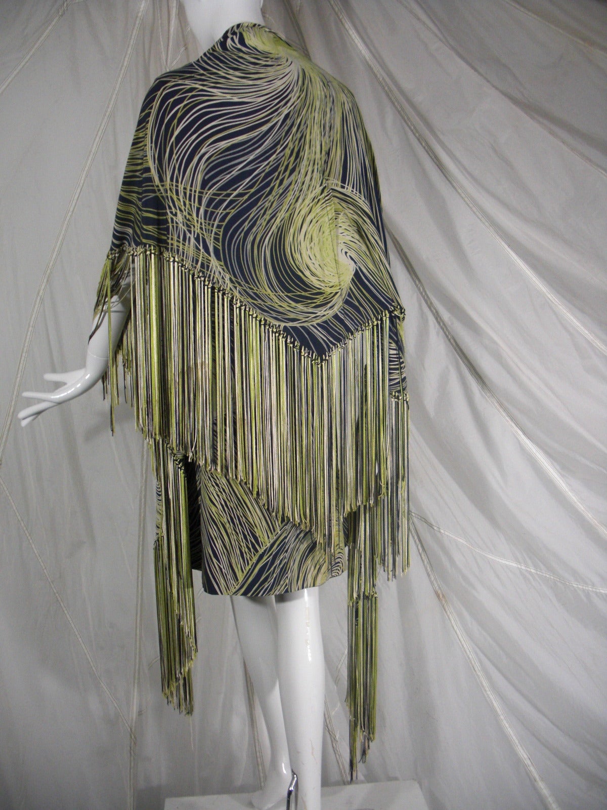 1960s Pauline Trigere Silk 