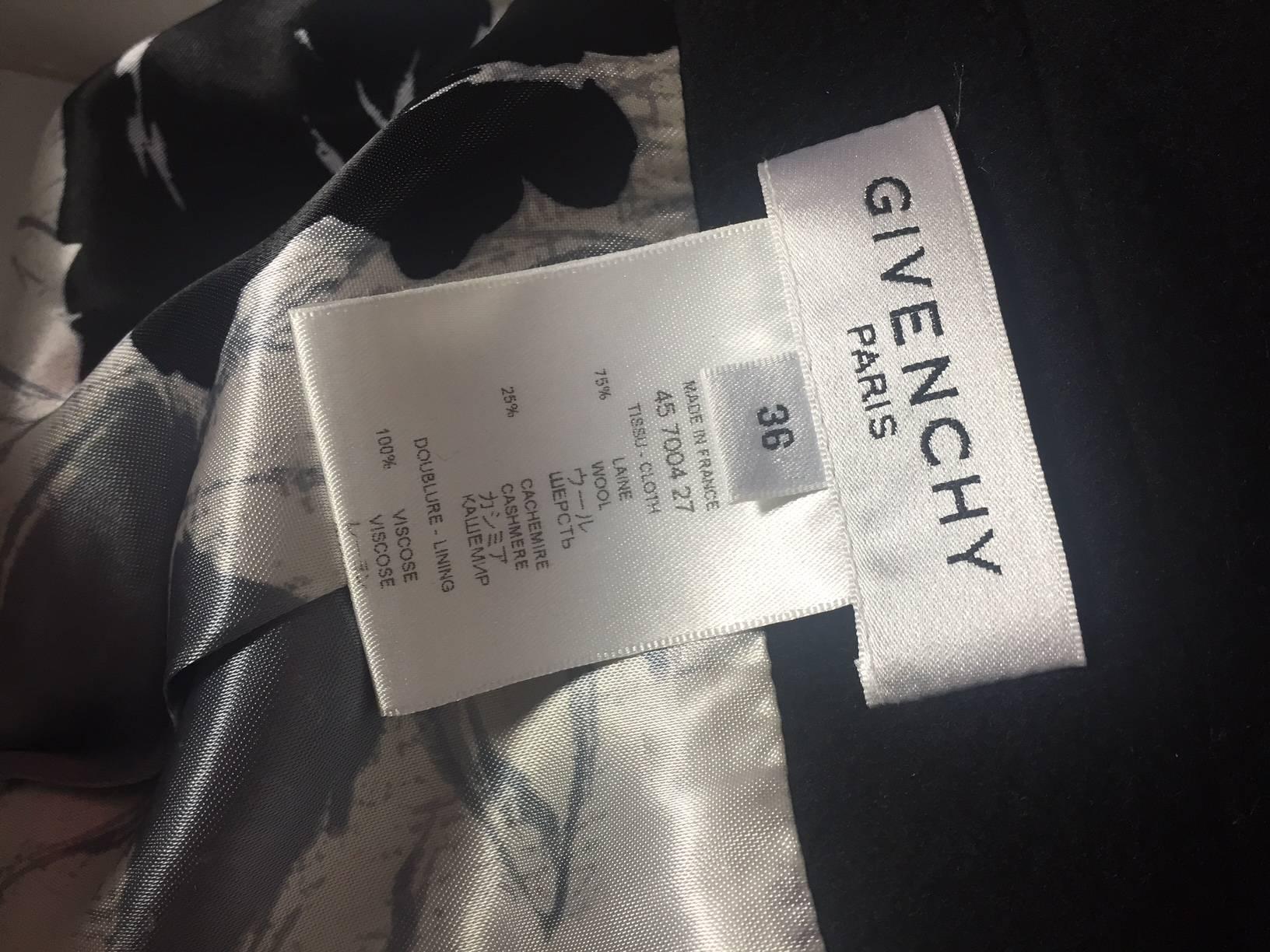 Women's Givenchy Cashmere Princess Coat with Bows at Hem