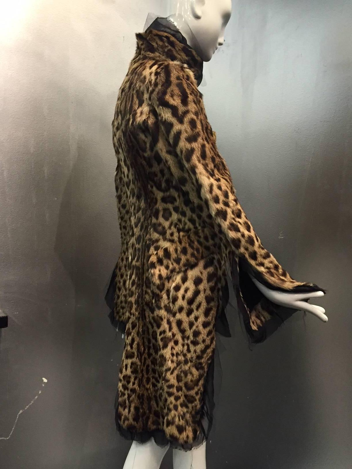 Couture Roberto Cavalli Geoffrey Cat Napoleon-Inspired Military Tail Coat In New Condition In Gresham, OR