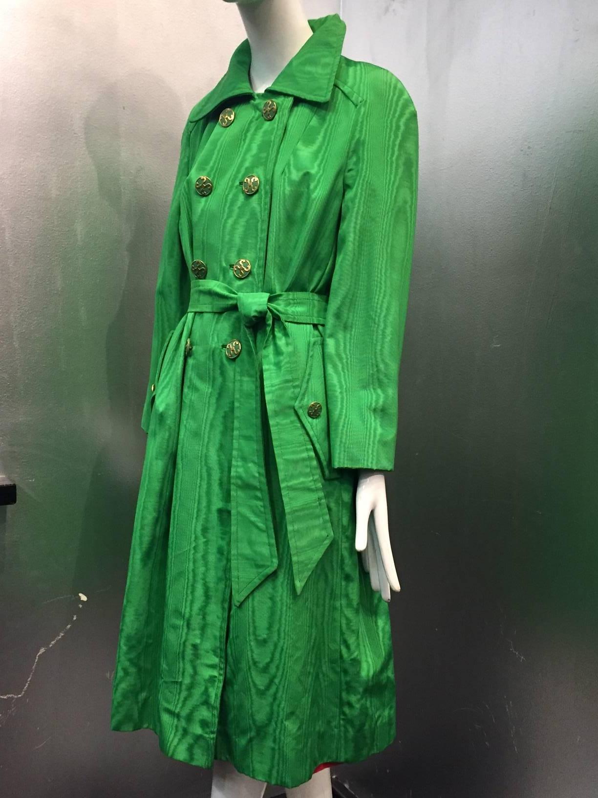 jade green coat
