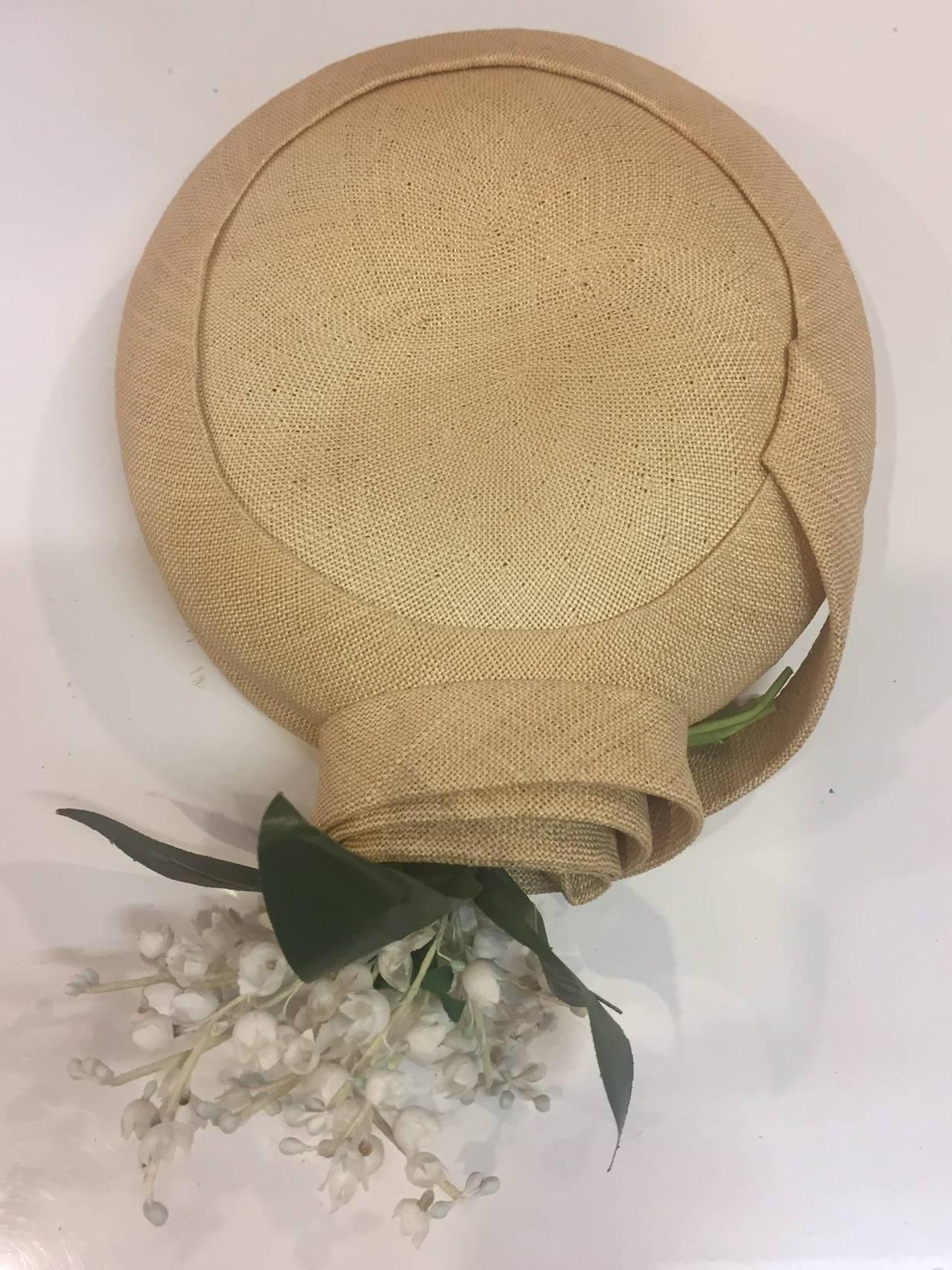 Women's 1950s Emme - New York Straw Hat with Lily Of the Valley 