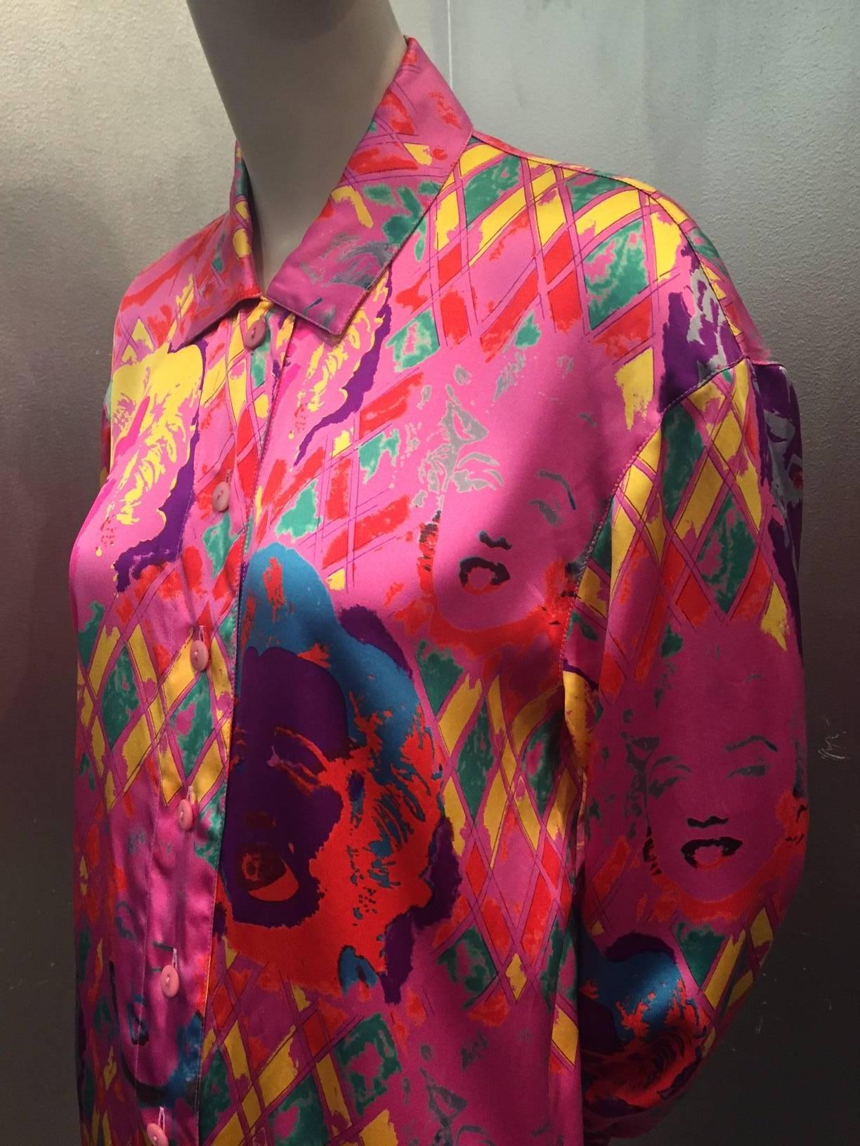 marilyn monroe button down shirt