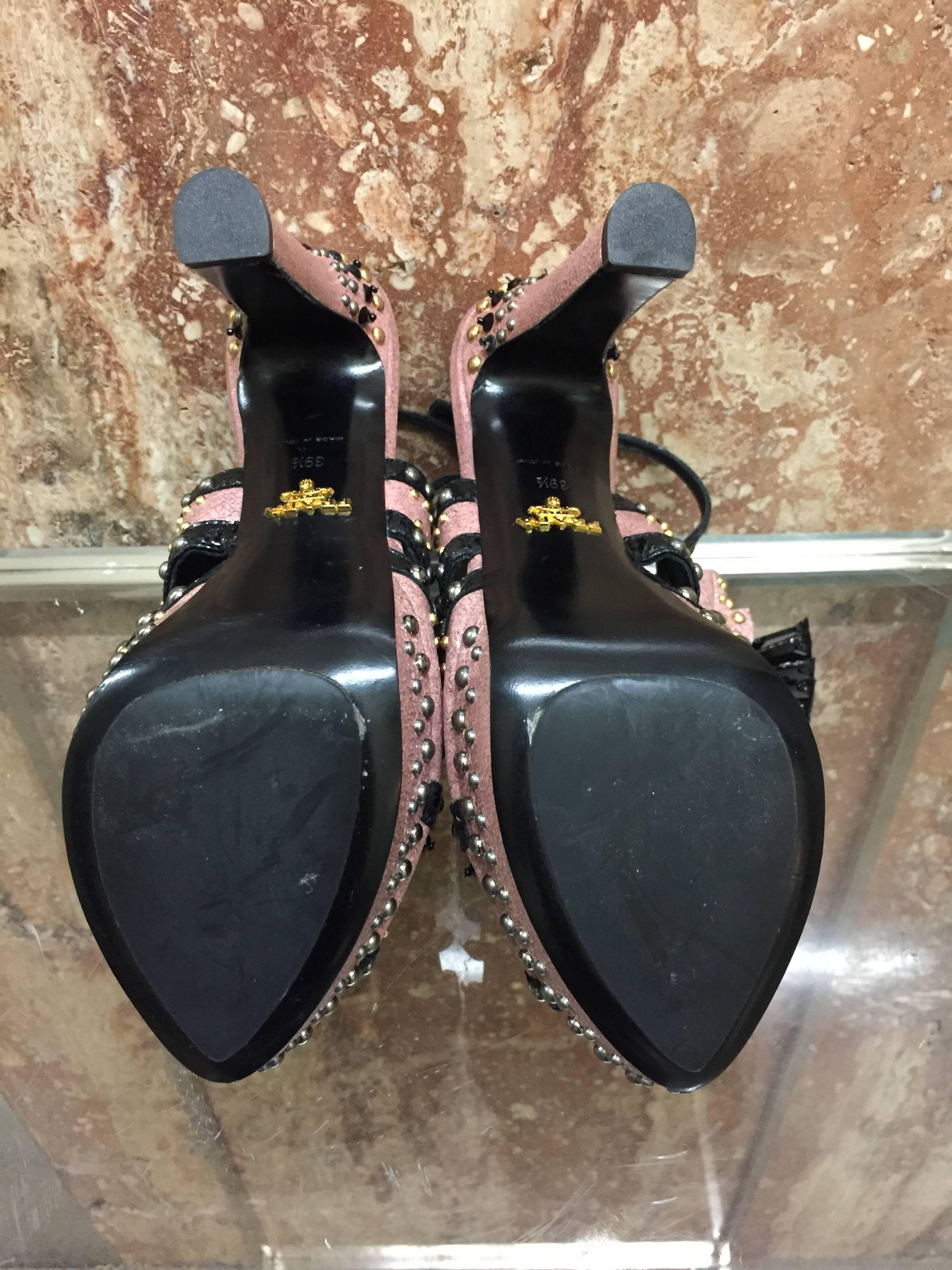 pink prada sandals
