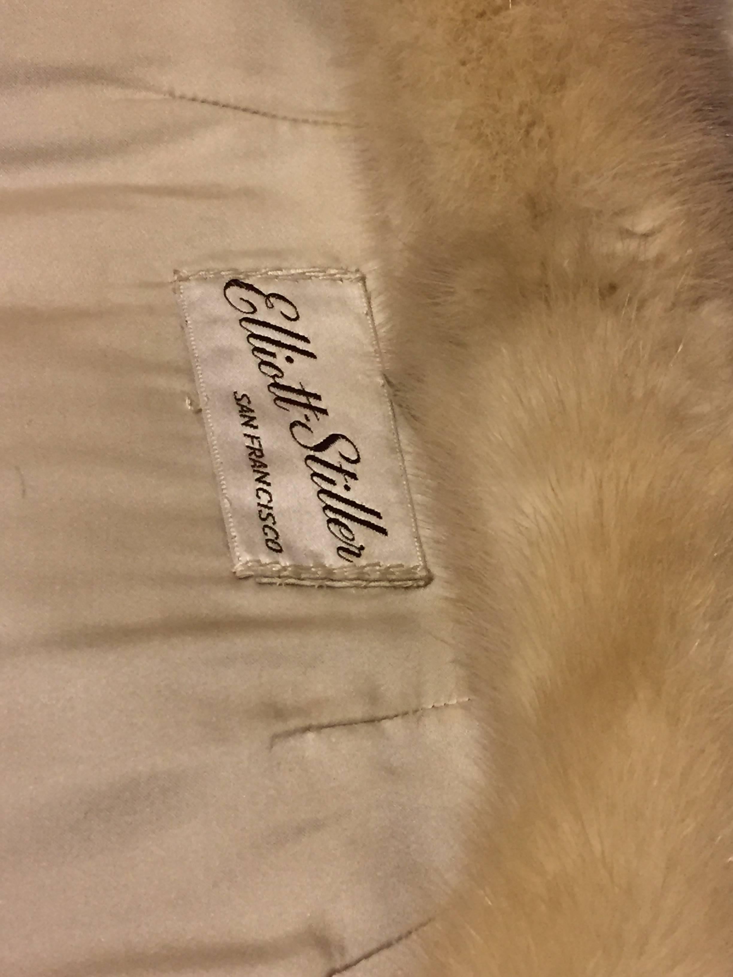 1970's Tourmaline Mink Coat W/ Self Belt Detail 4
