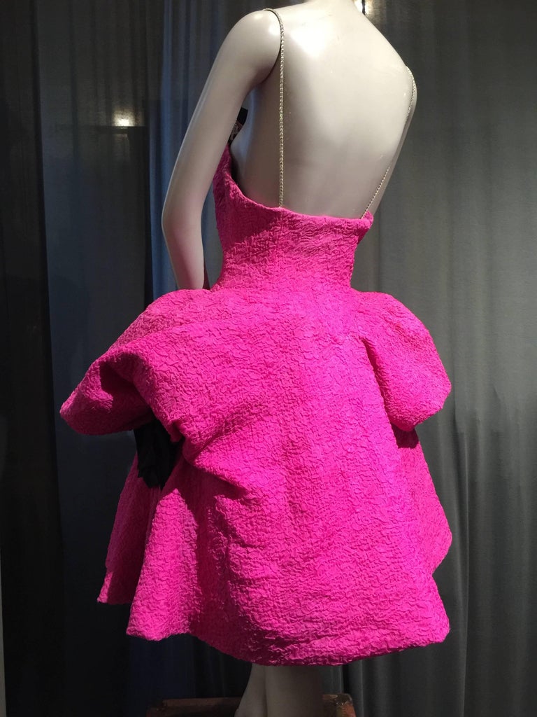 pink pouf dress Malina Freja Pouf Sleeve Maxi Dress in Tulip Pink at Nordstrom, Size 10