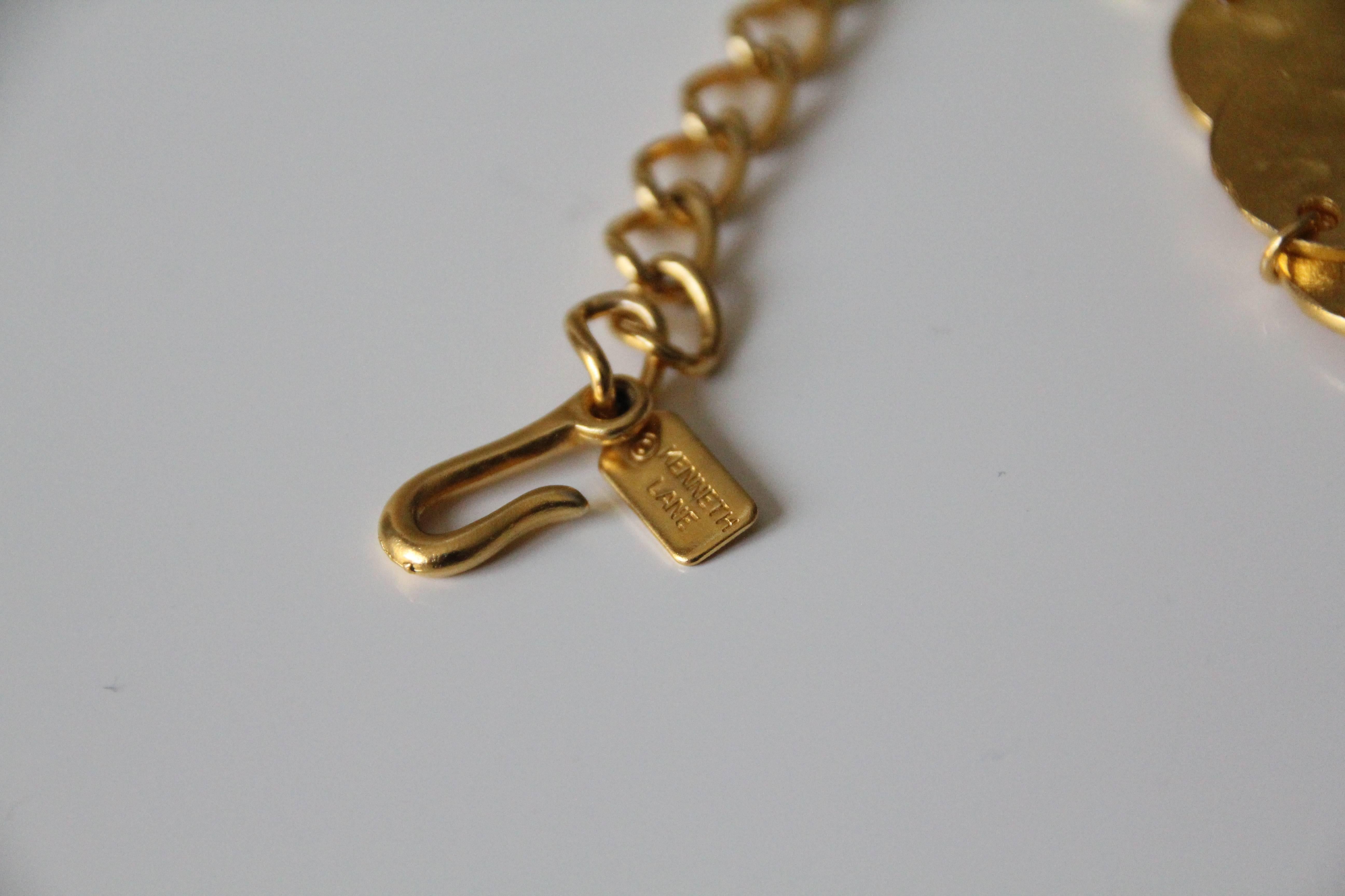 gold waterfall necklace
