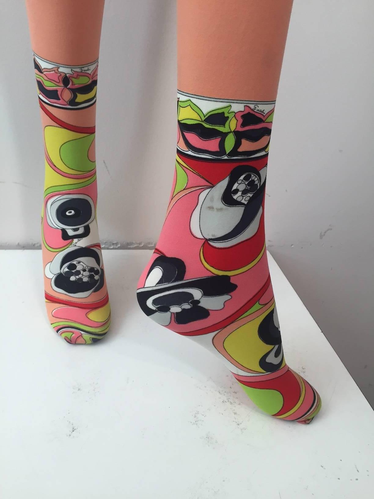 A fabulous and rare pair of 1960s Emilio Pucci 