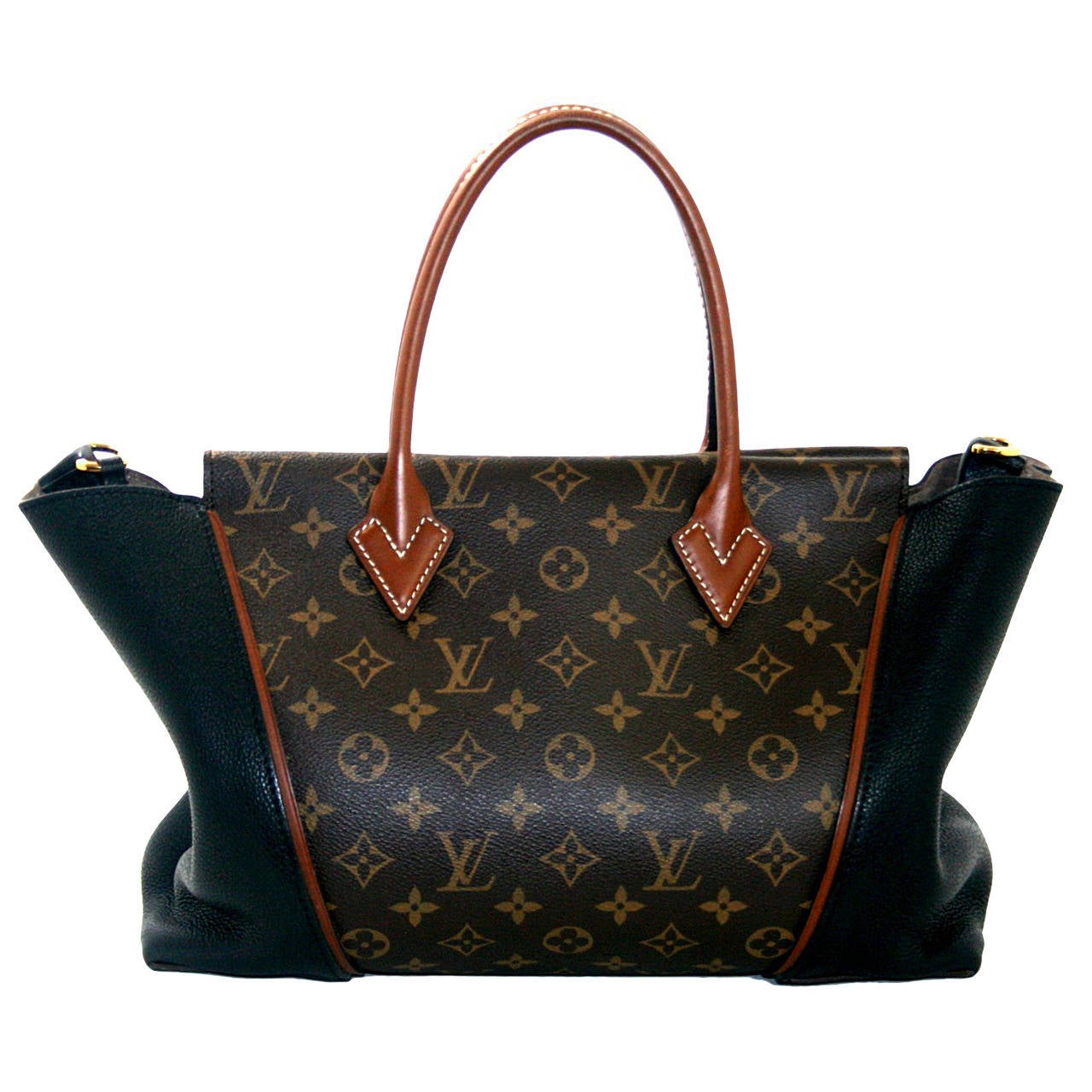 Louis Vuitton Noir Monogram  W Tote Bag