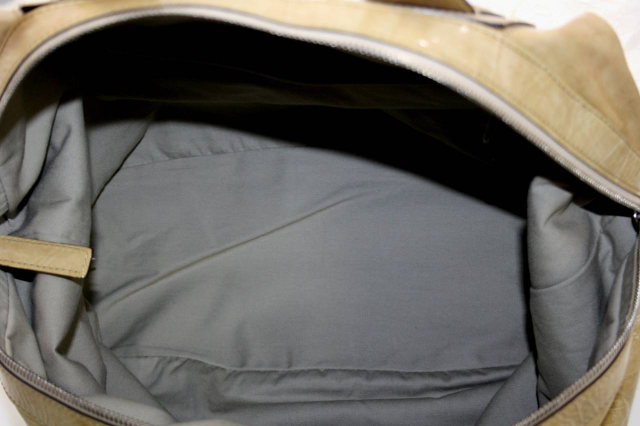 Givenchy Camel Crackled Patent Leather Large Nightingale Bag 3