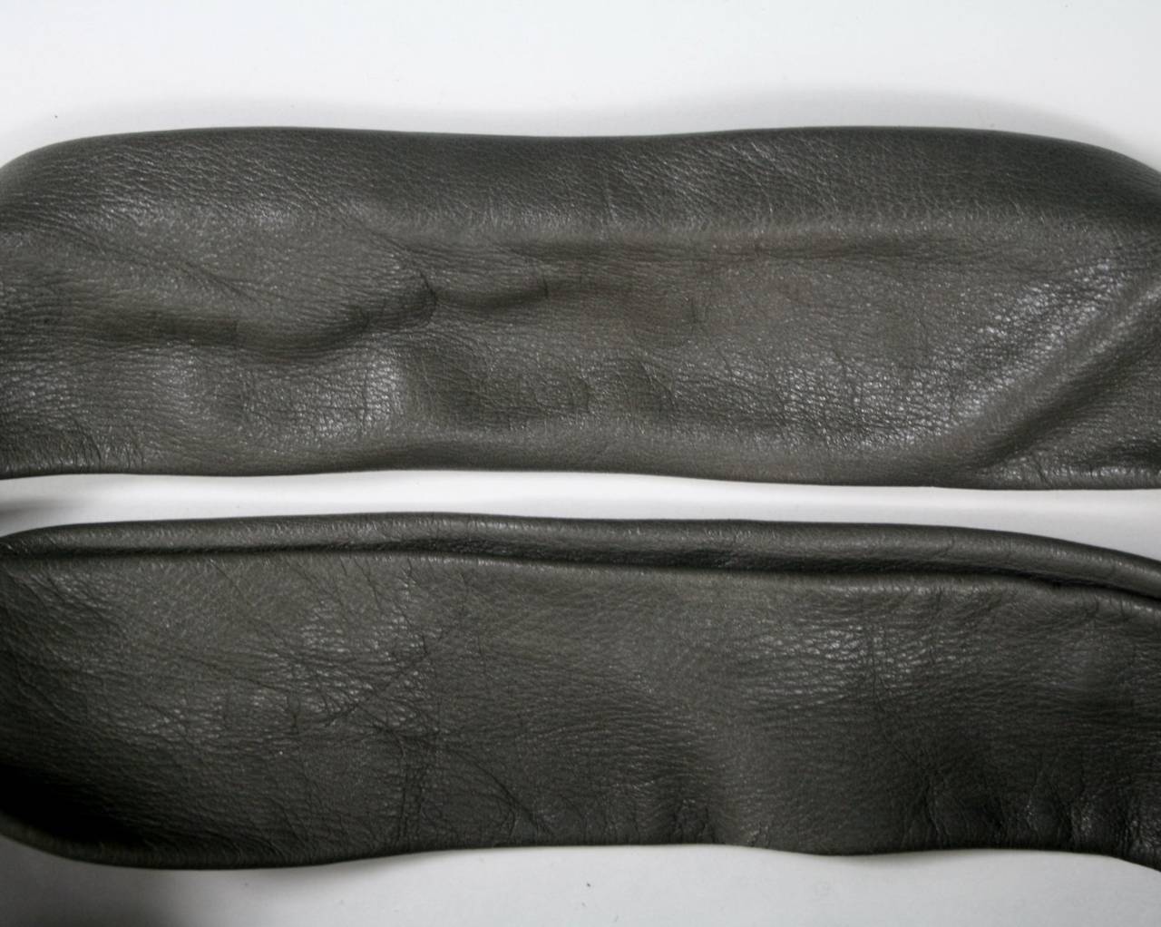 Michael Kors Slate Grey Leather Zuma Satchel RUNWAY collection 2