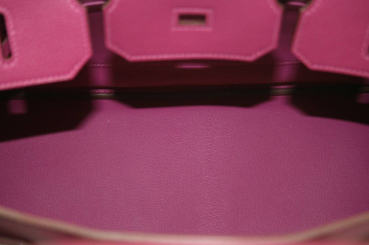 Hermes Birkin Bag in Tosca Pink Togo Leather, 35 cm size 3