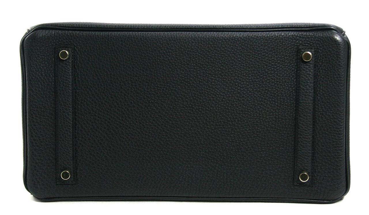 Women's Hermès Black Togo 40 cm Birkin Bag Gold HW