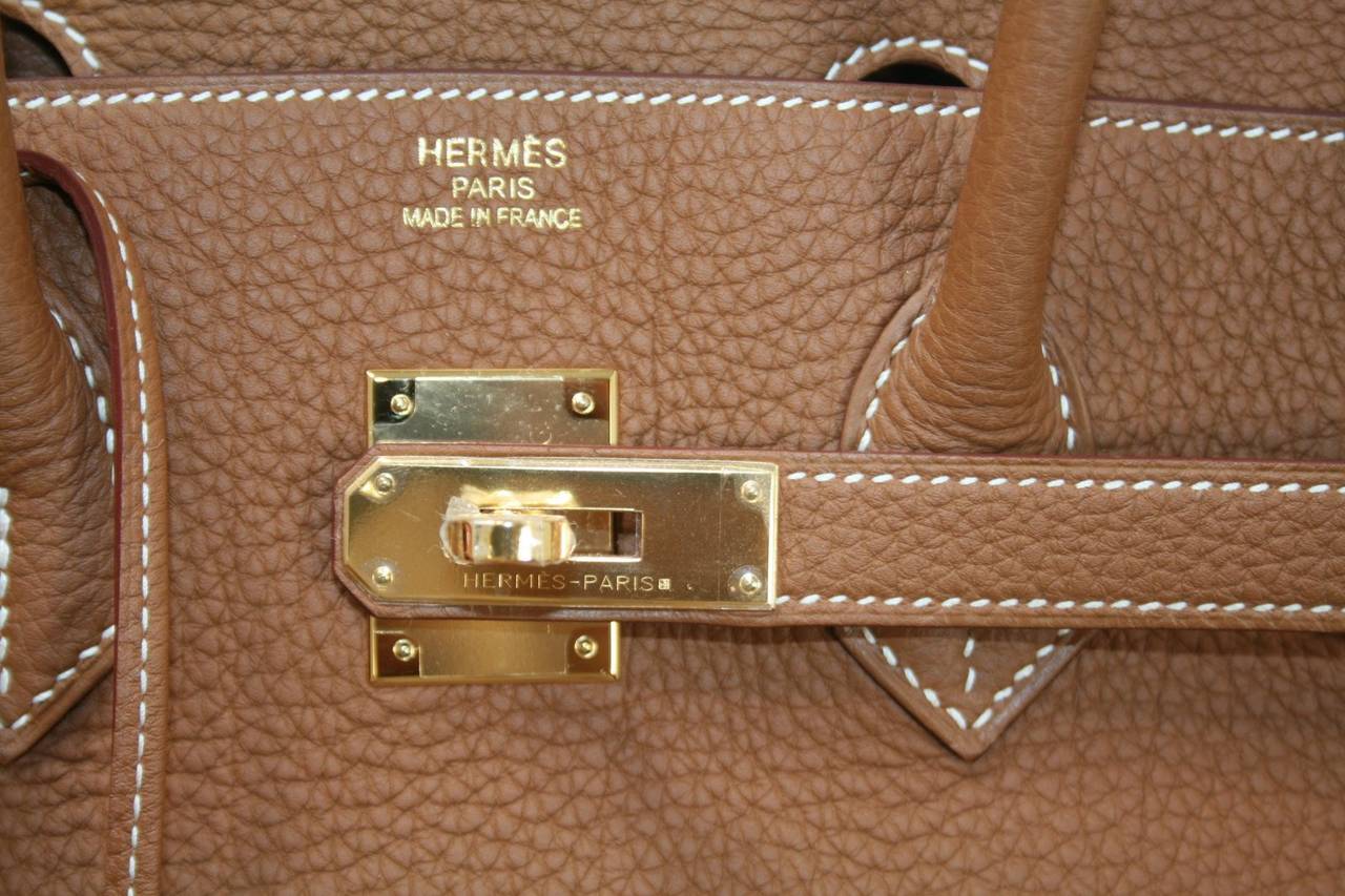 birkin style leather bag - Hermes Raisin Clemence Leather 35cm Birkin Bag with Gold Hardware birkin style leather bag - Hermes Raisin Clemence Leather 35cm Birkin Bag with Gold Hardware