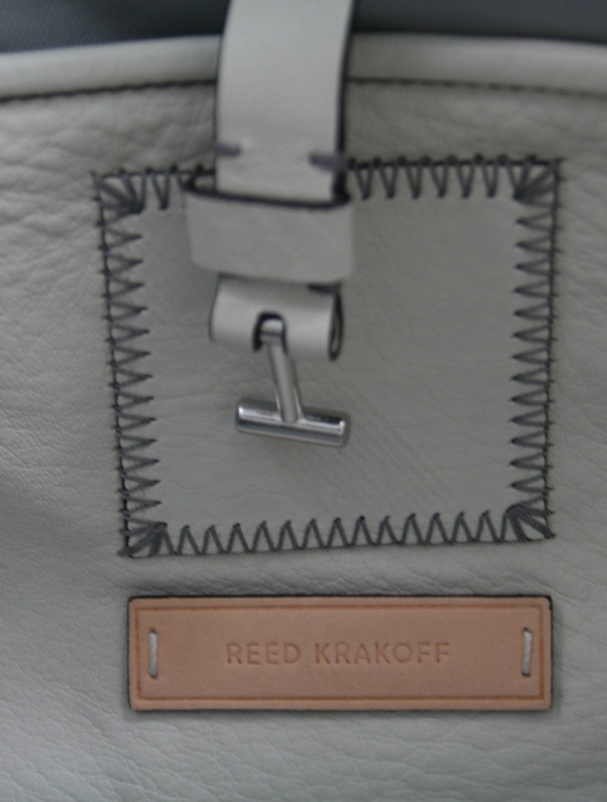 Reed Krakoff Chalk Pebbled Leather Tote 5