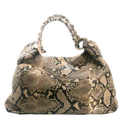 Gucci Python Sabrina Hobo Shoulder Bag