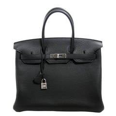 Hermès Black Togo Leather 35 cm Birkin Bag PHW