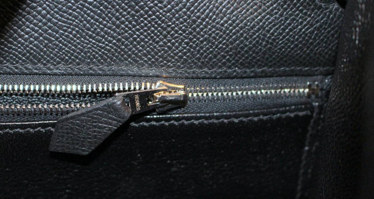 Hermès 35 cm Black Epsom Kelly Bag PHW 4