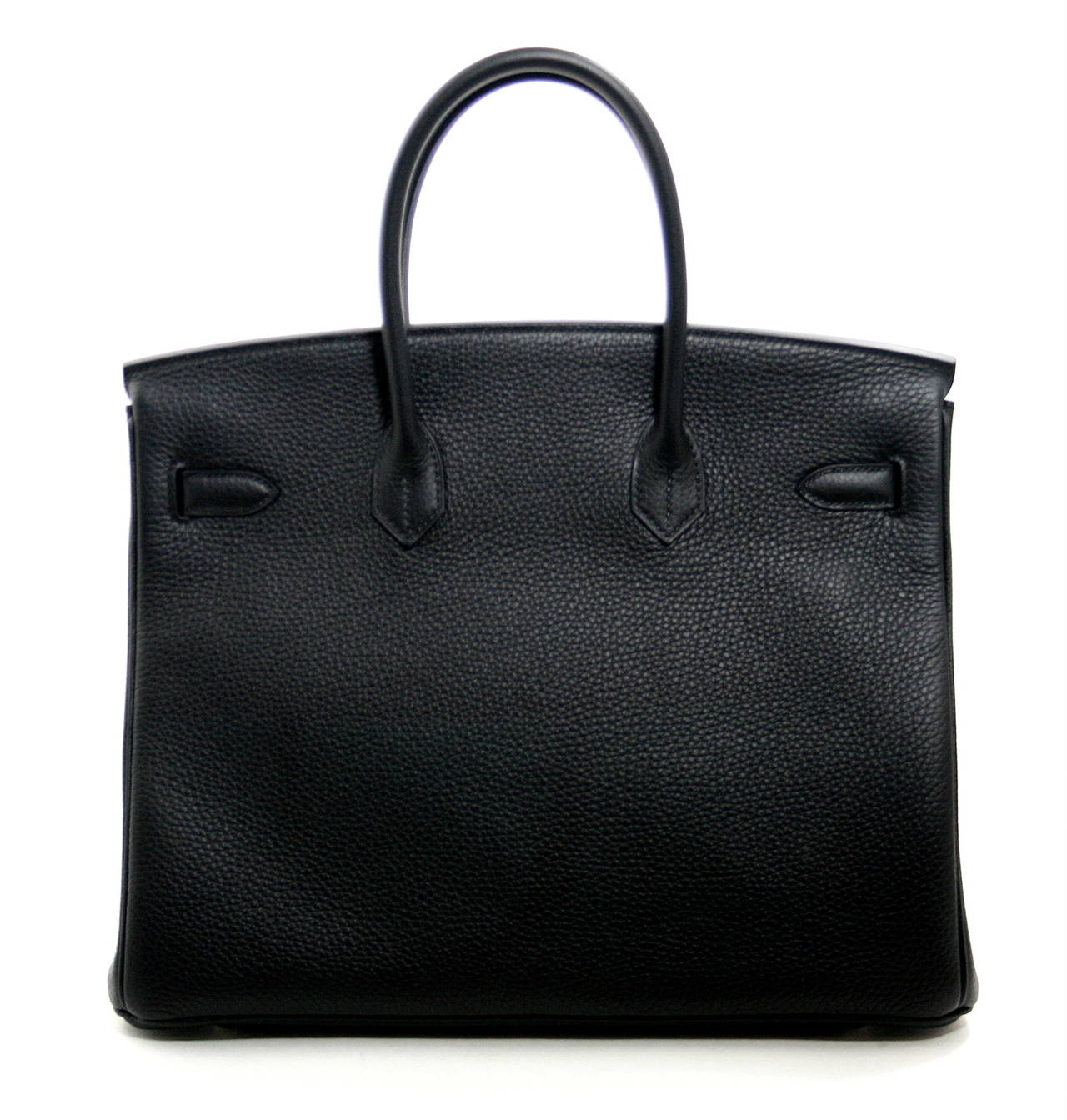 Hermes Birkin Bag- Black Clemence Palladium, 35 cm 1