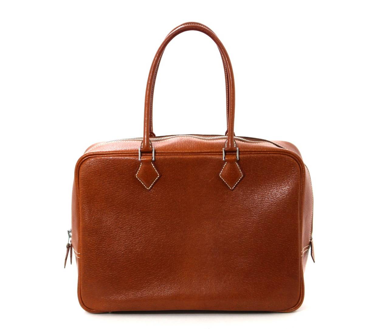 Hermès Noisette Chevre 28 cm Plume Bag