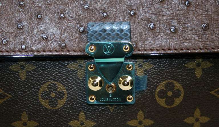 Louis Vuitton Blue Majestueux PM Ltd. Ed. Tote In New Condition In New York City & Hamptons, NY