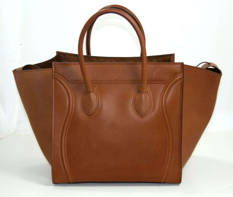 Celine Luggage Box Calf Phantom Bag In New Condition In New York City & Hamptons, NY