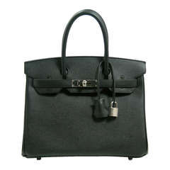 Hermès Black Epsom 30 cm Birkin