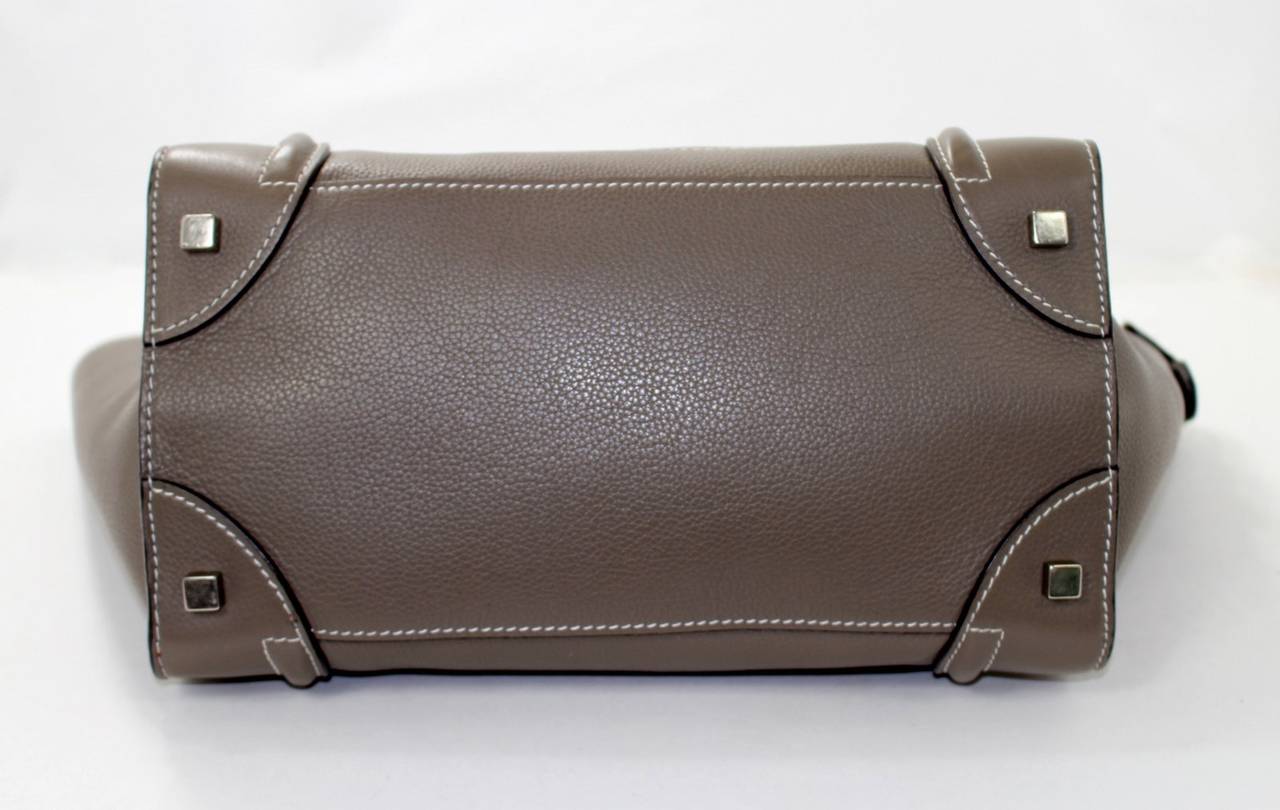 buy authentic celine handbags - celine dune colored mini-luggage