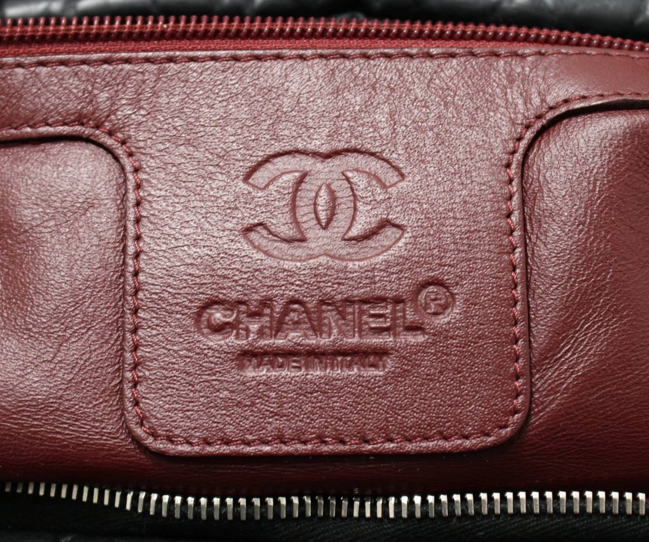 Chanel Black COCO COCOON Lambskin Tote- XL size For Sale 5