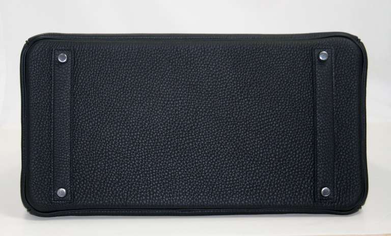 Women's Hermes Birkin Bag in Black Togo with Palladium 40 cm size
