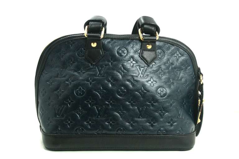 Louis Vuitton Teal Monogram Leather Ltd. Ed. Double Jeu Neo Alma In Excellent Condition In New York City & Hamptons, NY
