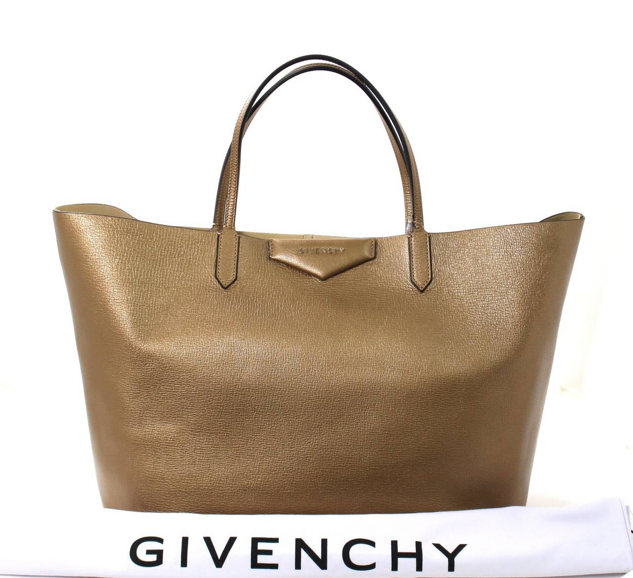 Givenchy Antigona Leather Tote- Golden 5