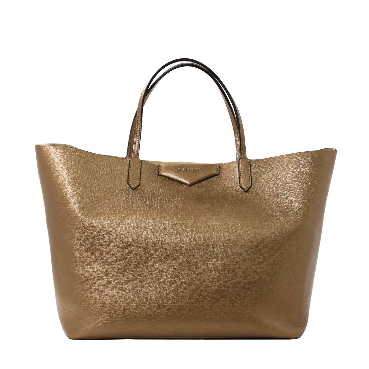 Givenchy Antigona Leather Tote- Golden