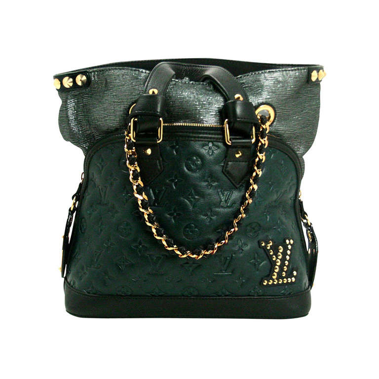 Louis Vuitton Teal Monogram Leather Ltd. Ed. Double Jeu Neo Alma