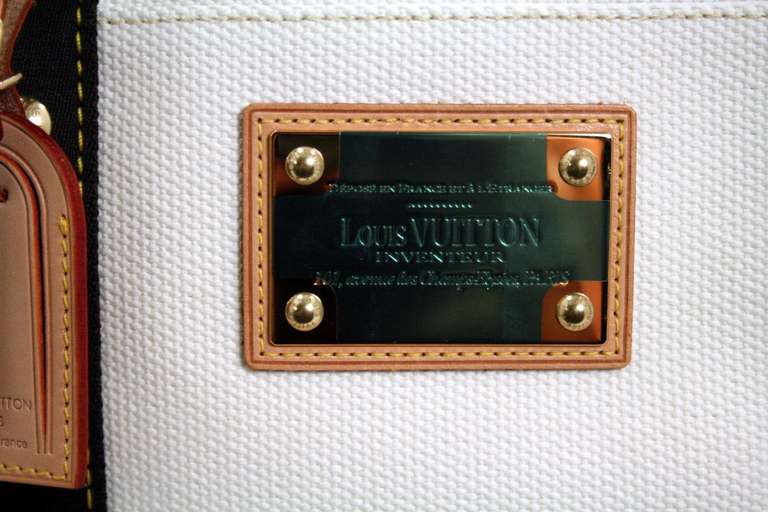 Louis Vuitton Limited Edition America's Cup Ecru XL Duffle Bag 1