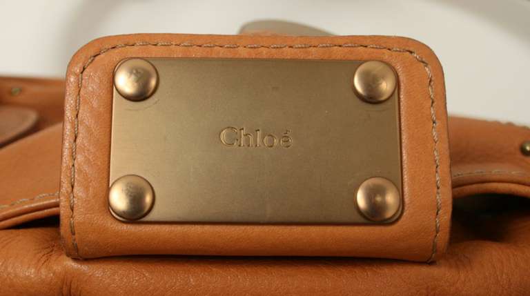 Chloe Whiskey Leather XL Paddington Bag 2