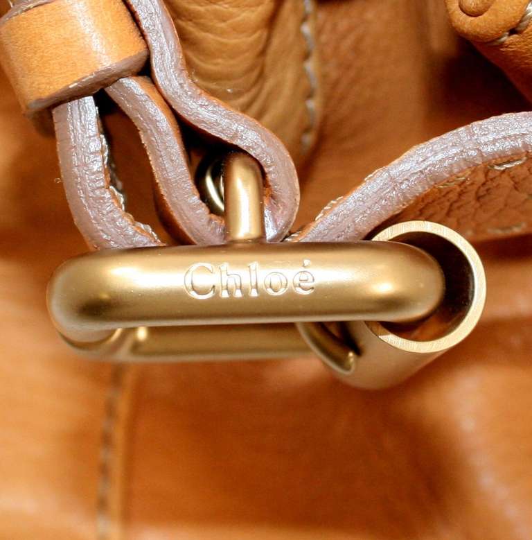 Chloe Whiskey Leather XL Paddington Bag 3