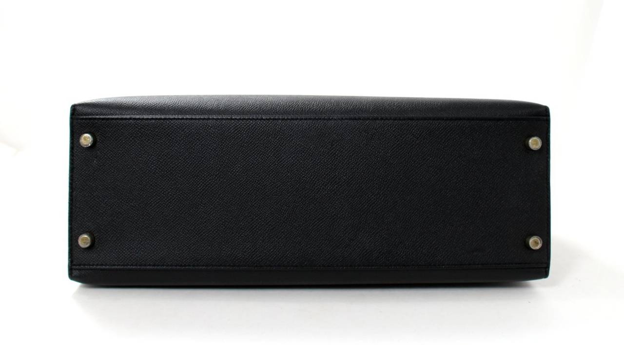 hermes black kelly 35  