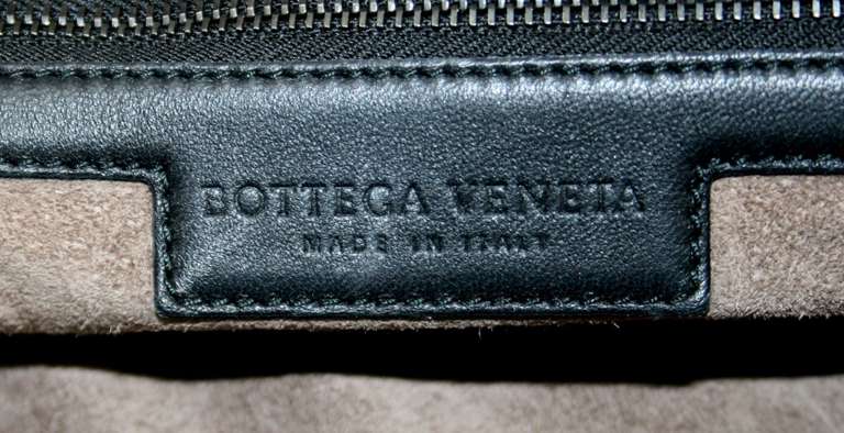 Women's Bottega Veneta Nero Leather Large Veneta