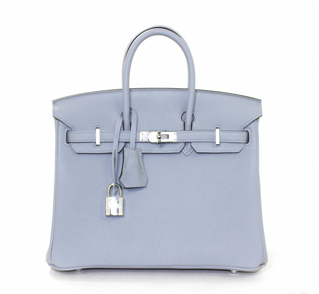 Hermes Glacier Blue Togo 25 cm Birkin Bag- New Color at 1stdibs