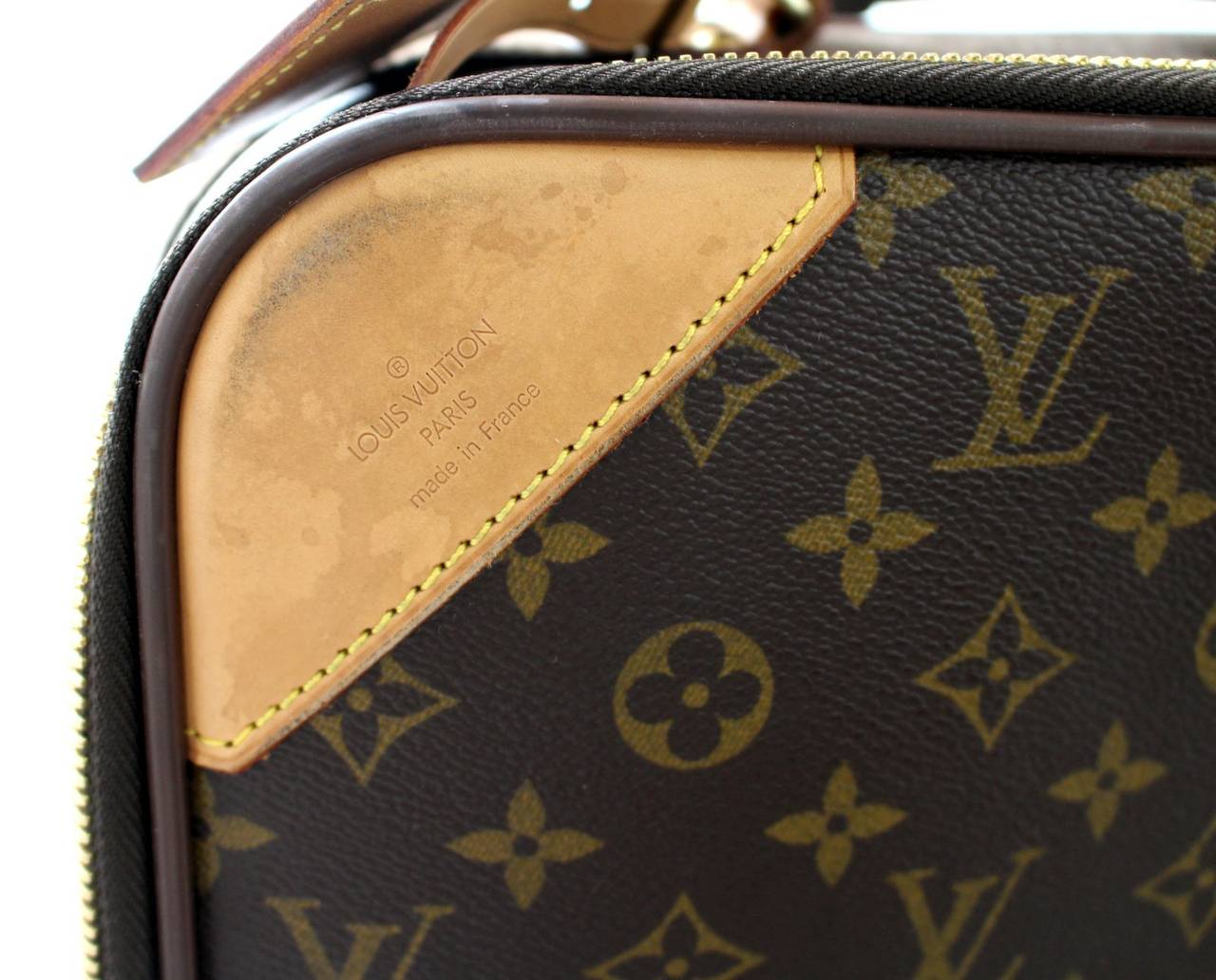 Louis Vuitton Monogram Canvas Travel Rolling Trolley Luggage 55 at 1stdibs
