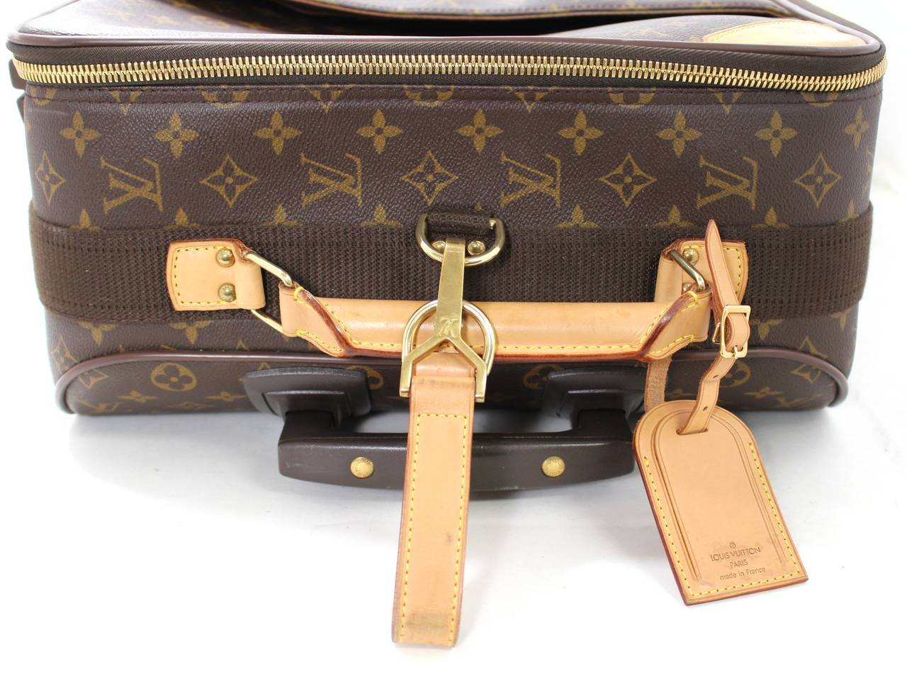 Louis Vuitton Monogram Canvas Travel Rolling Trolley Luggage 55 In Good Condition In New York City & Hamptons, NY