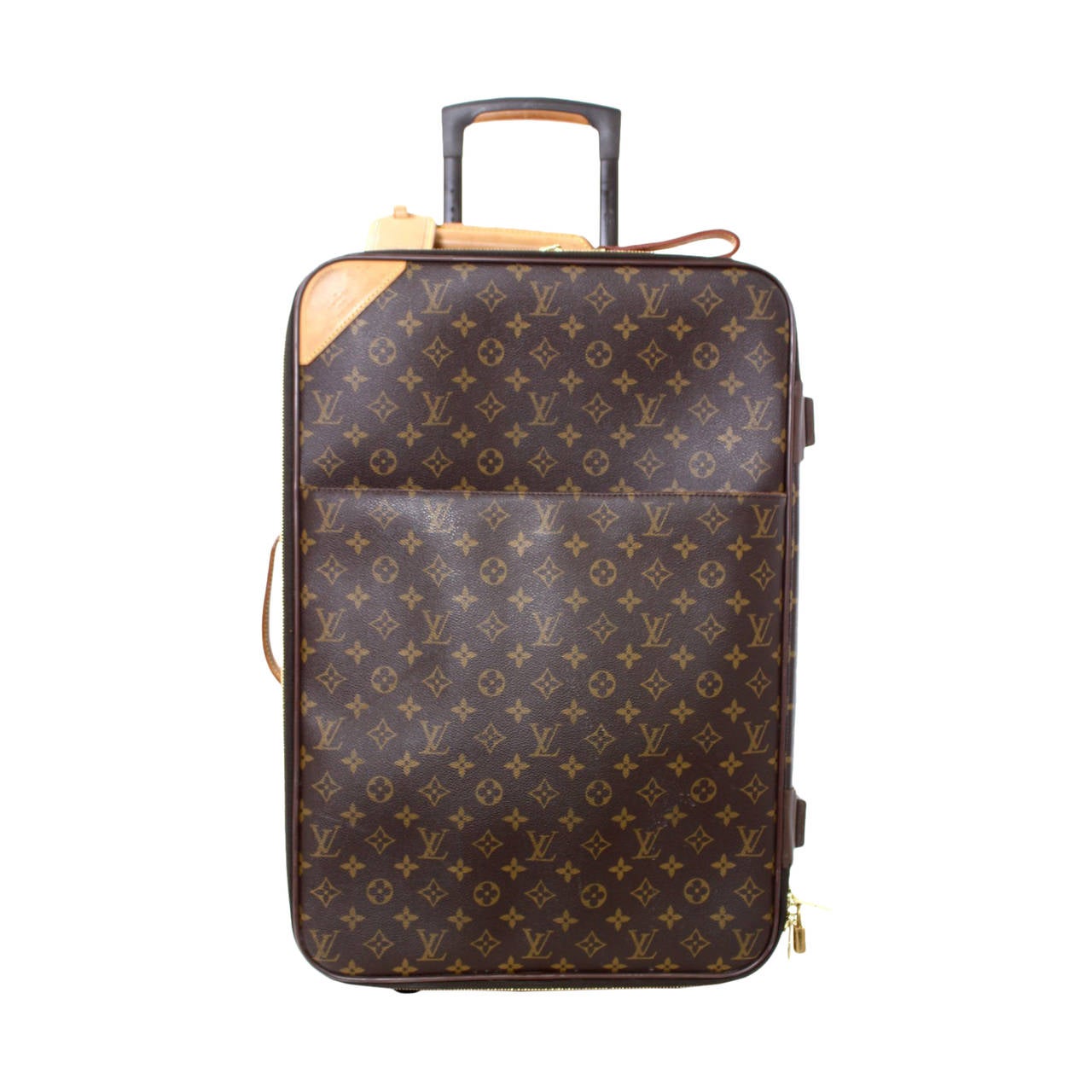 Louis Vuitton Monogram Canvas Travel Rolling Trolley Luggage 55 at 1stdibs