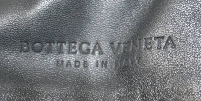 Bottega Veneta Black Leather Pyramid Drawstring Tote Bag 5