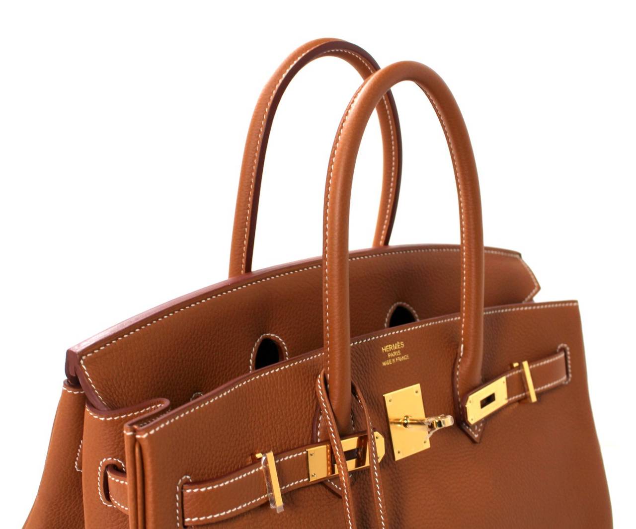 Hermes Classic Gold 35 cm Birkin Bag- Togo with GHW 1