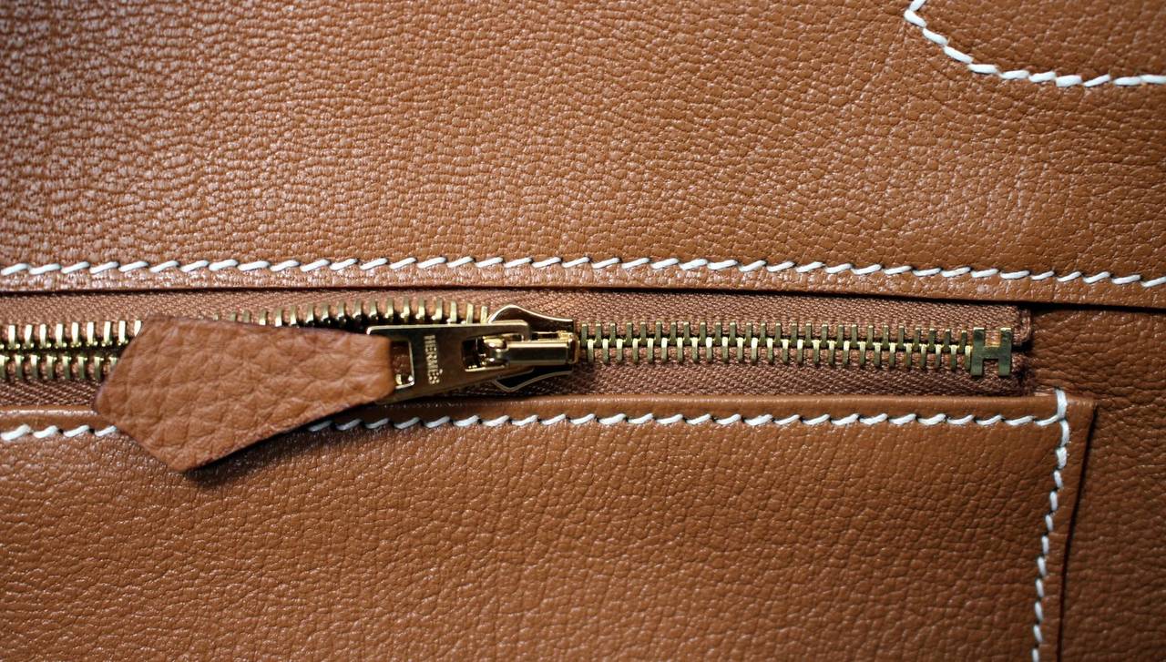 Hermes Classic Gold 35 cm Birkin Bag- Togo with GHW 4