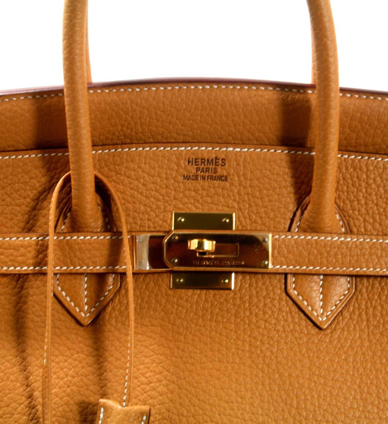 Hermes 35 cm Sable Fjord Birkin wirh Gold Hardware at 1stdibs  