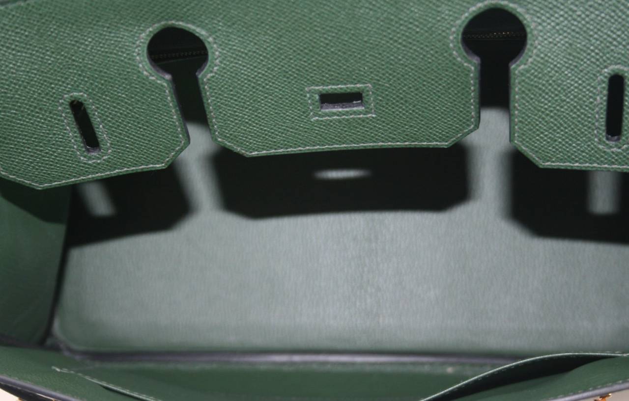 Hermès 30 cm Vert Anglais Epsom Birkin Bag with Gold Hardware 1