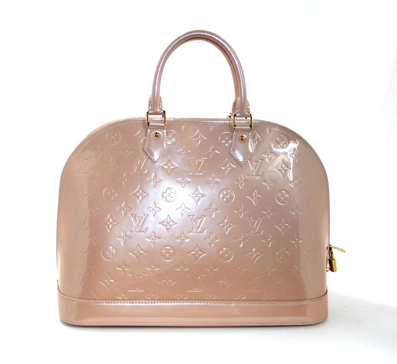 Louis Vuitton Monogram  Vernis Rose Florentin Alma GM Bag